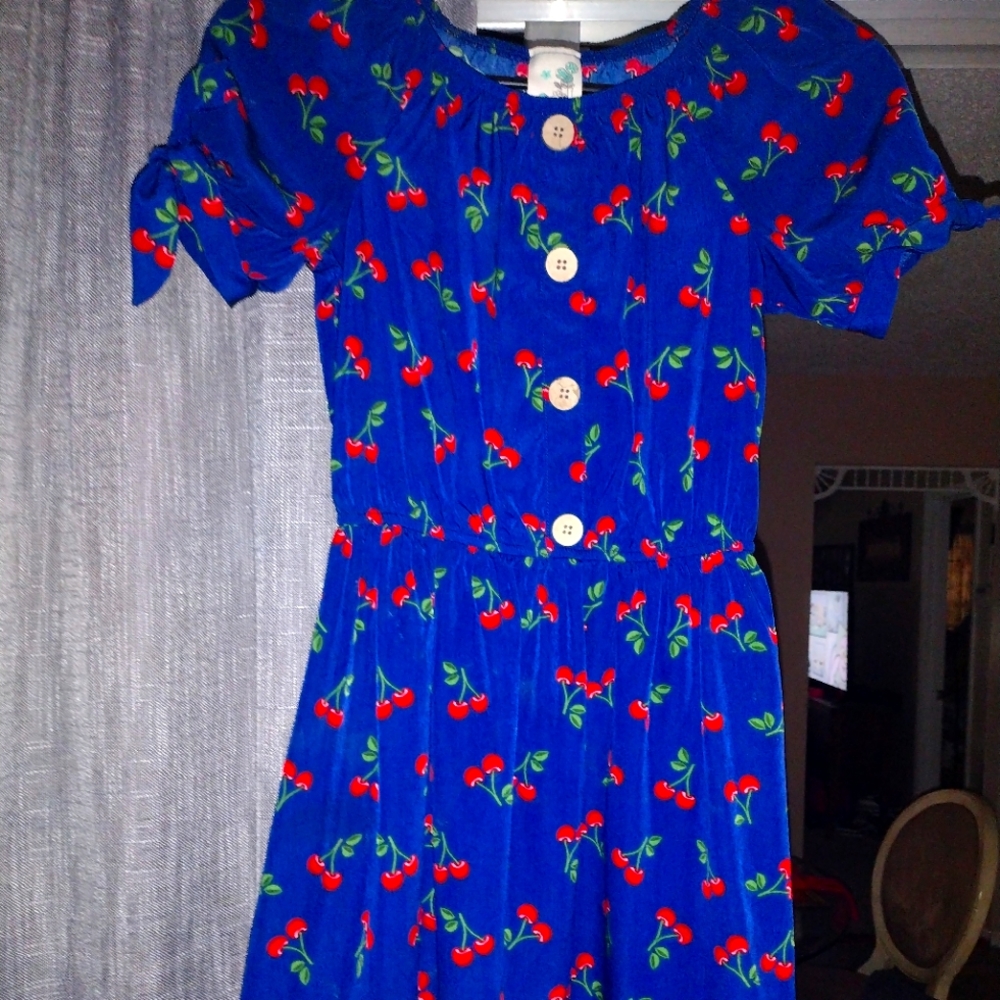 Lily Bleu cherries dress sz 12